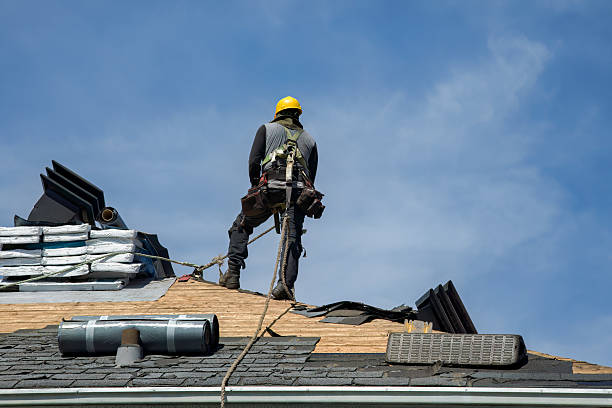 Professional Roof Replacement technician working in Hamilton, IN